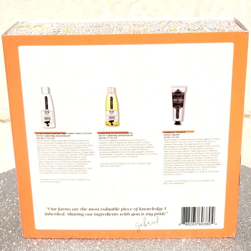 Skin & Co Roma The Treasure Box 3 Pc Set Body Lotion Shower Oil Hand Cream New - Picture 3 of 9